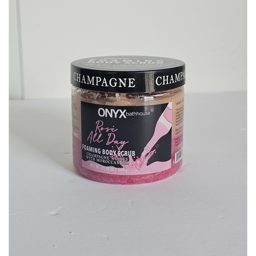 Onyx Bathhouse Rosé All Day Foaming Body Scrub 21.16oz